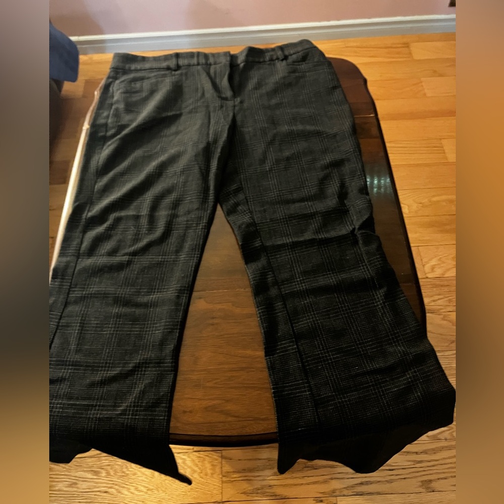 EUC Rickis Miracle Dark Grey Pinstriped pants Size 12